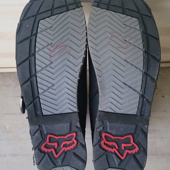 Fox Racing PRO FORMA Motocross BIKE Boots (MATTE BLK & SILVER) US Men's size 14 - Picture 13 of 15
